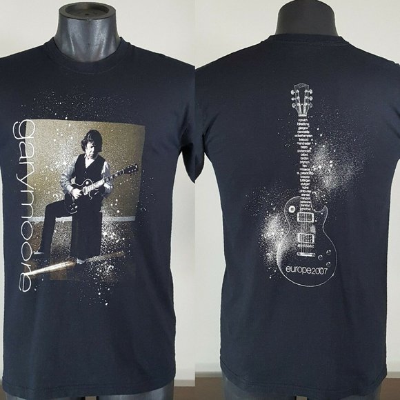 2007 Gary Moore European Tour T Shirt Small Band Concert Tee - Picture 1 of 9